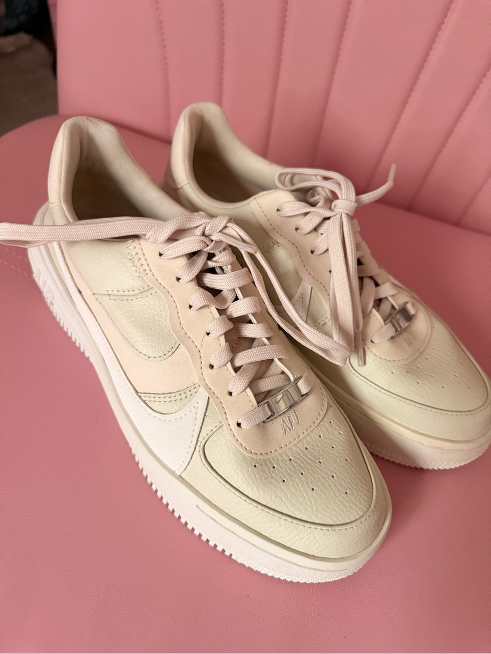 Nike Women’s Air Force 1 Shadow Sneakers - White/Cream